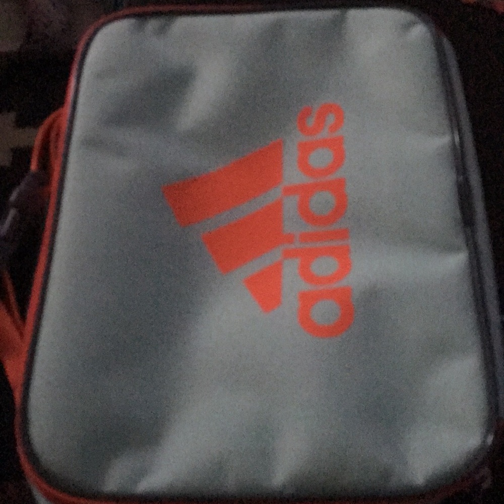 Adidas Lunch Bag Teal and orange.